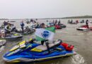 Caravana náutica de jetskis chega a Foz do Iguaçu após mais de 400 km pelo Rio Paraná