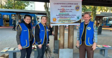 Campanha do Lions transforma TTU de Foz do Iguaçu em ponto de circulação de livros