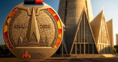 Maratona Internacional de Maringá revela medalhas inspiradas na Catedral e na identidade da cidade Maratona Internacional de Maringá revela medalhas inspiradas na Catedral e na identidade da cidade
