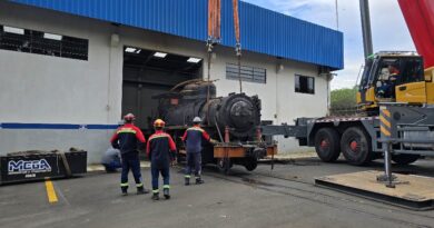 Sesc PR inicia revitalização da histórica Locomotiva nº 250 em Ponta Grossa