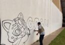 Arte urbana destaca onça-pintada e reforça identidade ambiental de Matelândia Arte urbana destaca onça-pintada e reforça identidade ambiental de Matelândia
