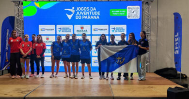 ATMFOZ/GRESFI conquista título geral feminino no tênis de mesa dos Jogos da Juventude do Paraná