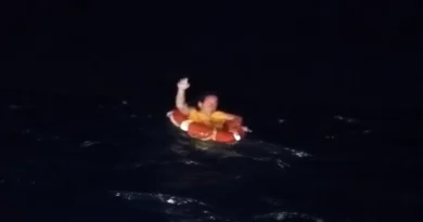 Passageira pula de cruzeiro para desembarcar e sobrevive a 20 horas à deriva no mar